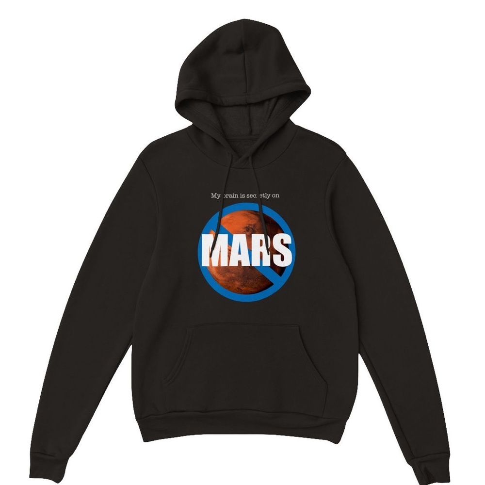 Funky text hoodie
